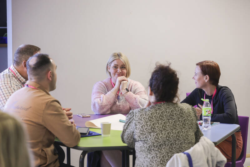 People in a meeting